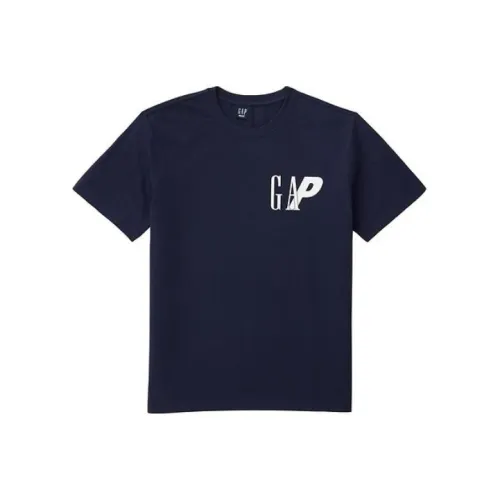 GAP совместный бренд x Palace SS24 SOMEONE Always T Рубашка Унисекс Морской синий