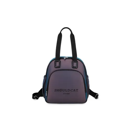 Shouldcat Репеллент для воды Полиэстер Рюкзак Женский Лазерный Черный