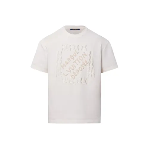 LOUIS VUITTON Рубашка Мужская Молочно-белая