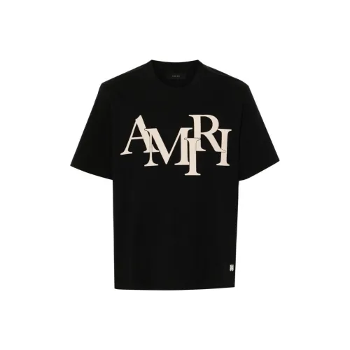 AMIRI Мужские черные футболки