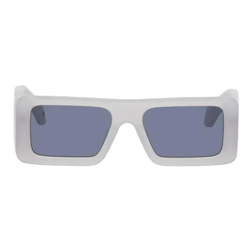 OFF Белый Ацетат Квадратные Солнцезащитные очки Мужские Экрю