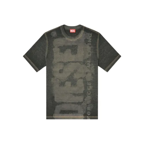 DIESEL Мужские черные T-рубашки