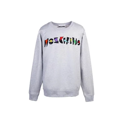 MOSCHINO Серый Мужской Свитшот
