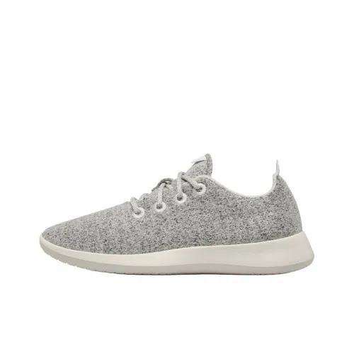Allbirds Wool Runner Slip-resistant Abrasion-resistant Low-top Беговые кроссовки Женские Серый