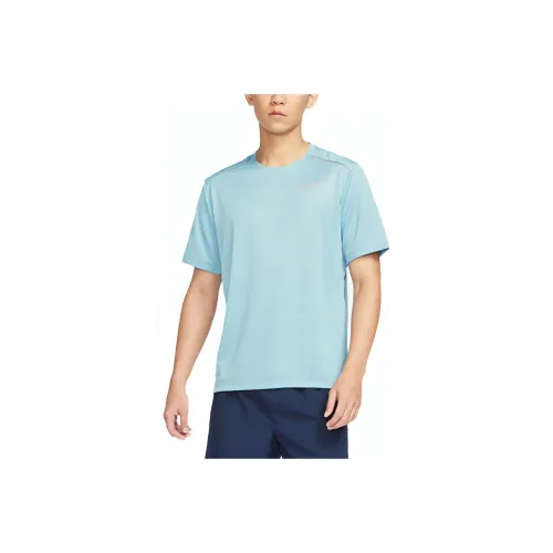 Nike Blue Men's T-Shirts Найк Синий Мужские Футболки