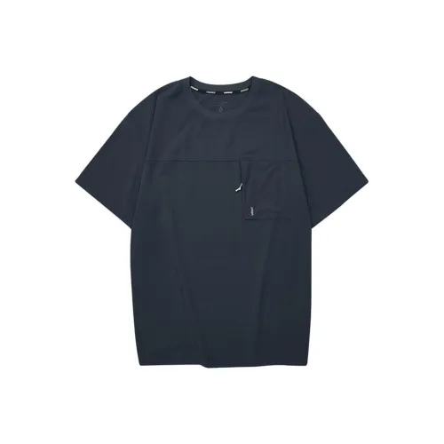 Skechers T-Shirt Мужской Синий Nightfall