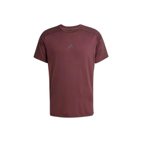 adidas Clothing Темно-красные Мужские T-рубашки
