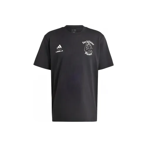 Adidas LES MILLS FOR A FITTER Планета T Рубашка Мужская Черная