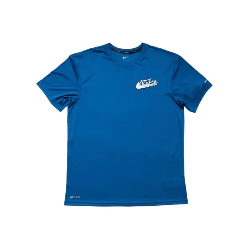 nike x FREAK'S STORE SS24 T-Shirt Унисекс Темно-синий