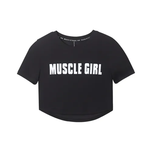 Muscle Dog Женские футболки