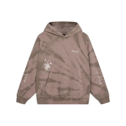 LINING Земляной умбровый Tie Dye Унисекс Толстовки