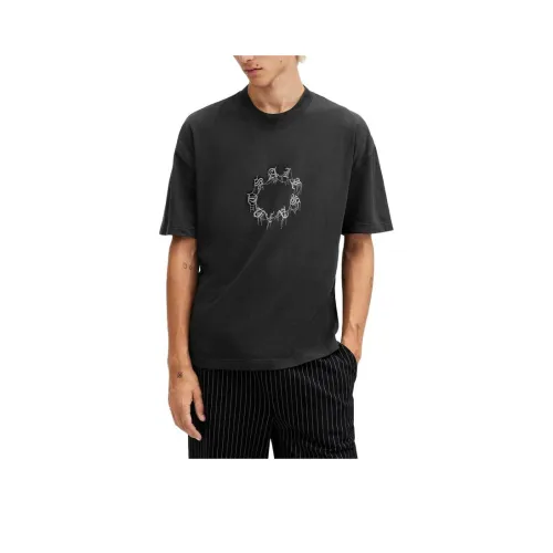 ALLSAINTS Мужские черные футболки