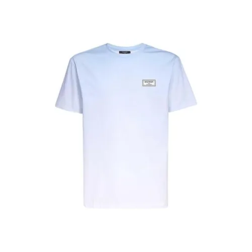 BALMAIN Мужские синие T-рубашки