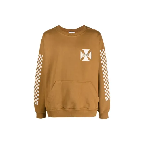 RHUDE Желтый Мужской Свитшот
