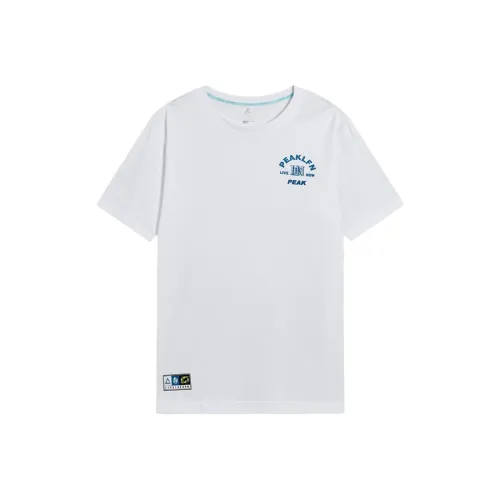 PEAK Полностью Белая Мужская T-Рубашка