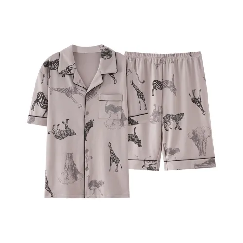 Pretty Lady Пижамный комплект Мужской Розовый Коричневый