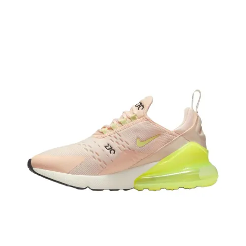 Nike Air Max 270 Low Топ Повседневная обувь Женская Розовый Зеленый