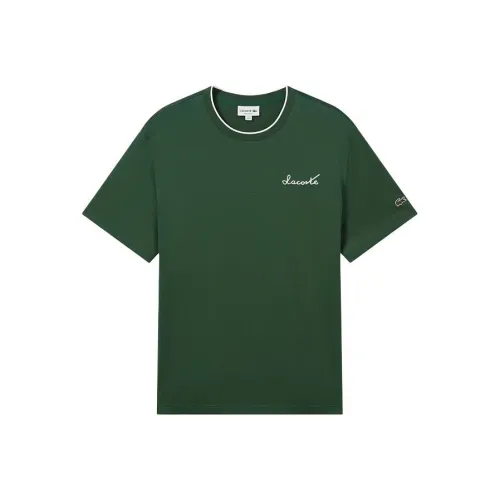 Рубашка LACOSTE Collaboration SS25 T Мужская Крокодил Зеленая