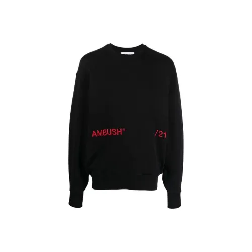 AMBUSH Черный Унисекс Свитшоты