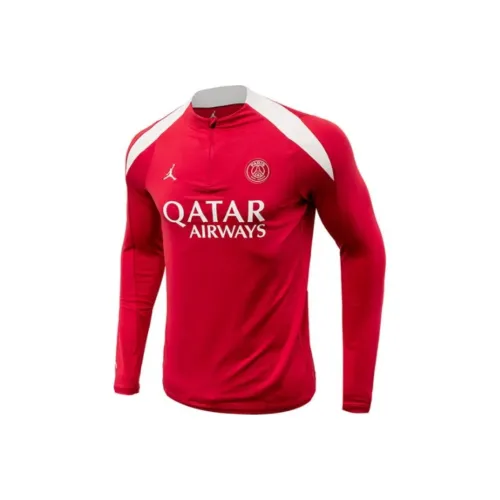 JORDAN Apparel Red Men's T-Shirts JORDAN Apparel Красные Мужские Футболки