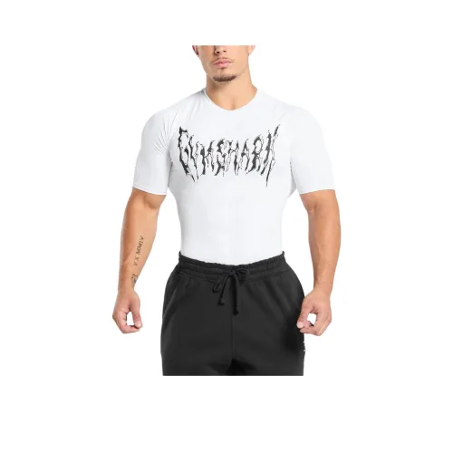GYMSHARK Graphic BASELAYER T Рубашка Мужская Белая