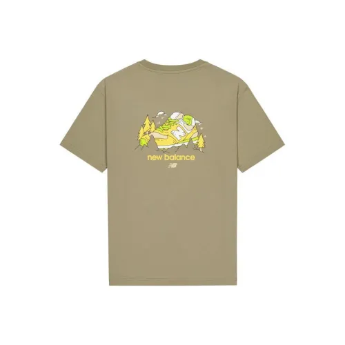 New Balance New Balance NB T-Shirt Мужской Оливково-зеленый