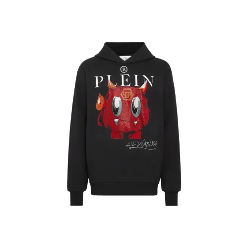 PHILIPP PLEIN Мужские черные свитшоты