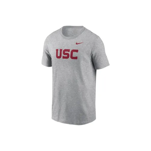nike USC Trojans Primetime Wordmark T-Shirt Мужской Серый Heather