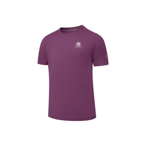 QIAODAN Mountain God Series T-Shirt Мужской Ludian Purple