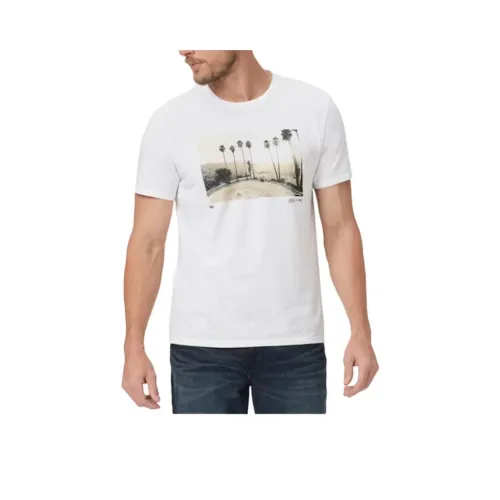 PAIGE Белая Мужская T-рубашка