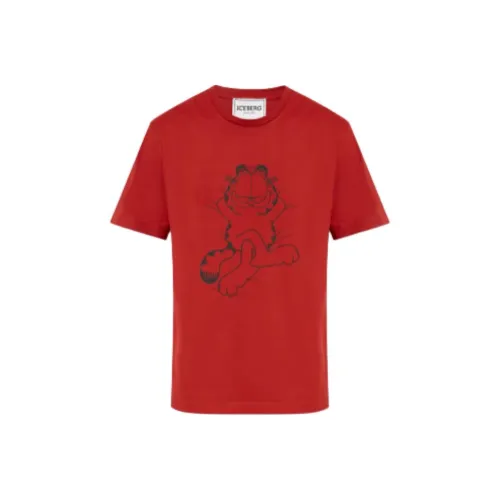 Цвет айсберга, красный, мужские T-рубашки