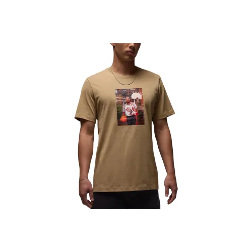 JORDAN BRAND T-Shirt Мужской Desert Camouflage Black