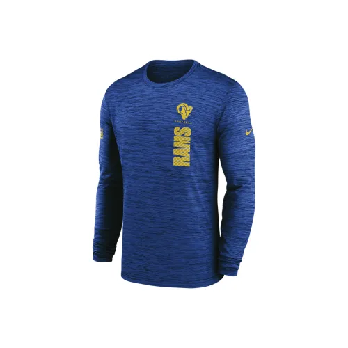 nike x NFL Лос-Анджелес Rams Sideline Velocity T Рубашка Мужская Sapphire Blue