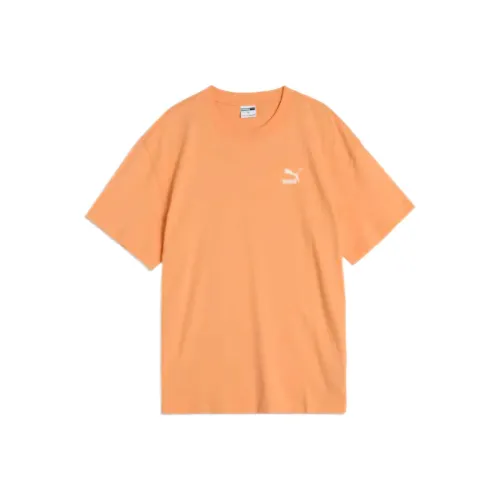 PUMA Unise PUMA BZ Calligraphy SHORTSLEEVE Tee T Рубашка Унисекс Оранжевый Розовый