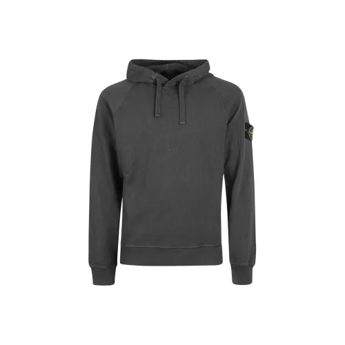 STONE ISLAND SS23 Свитшот Мужской Черный Серый