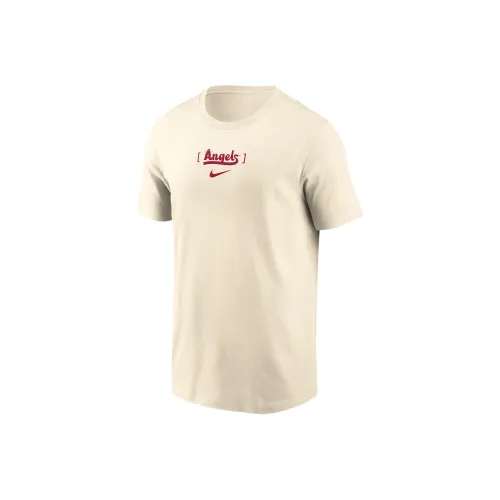 nike T-рубашка Los Angeles Angels мужская кремовая