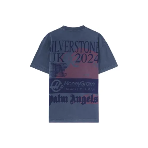 PALM ANGELS Мужская морская синяя футболка