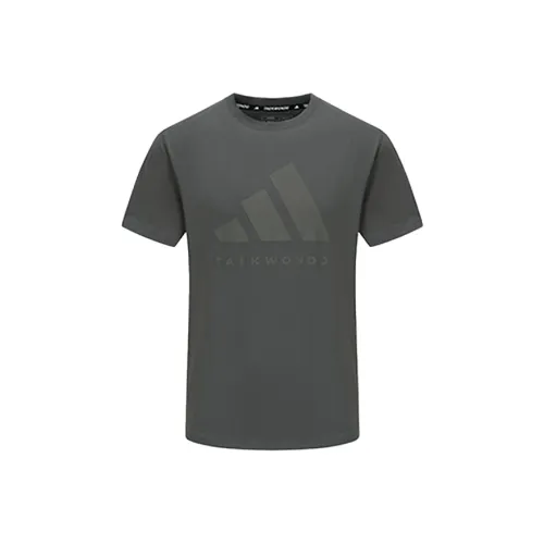 Adidas Taekwondo T-Shirt Мужская Серого цвета