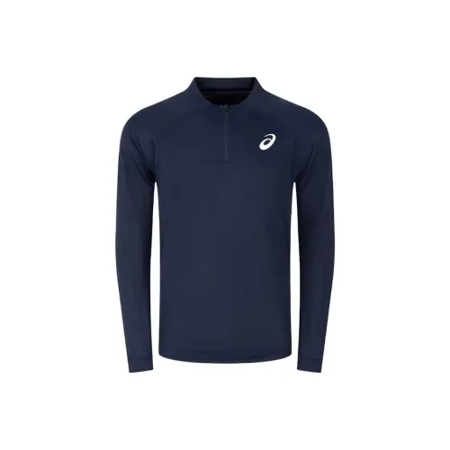 Asics FW AW24 T Рубашка Мужская Темно-синяя