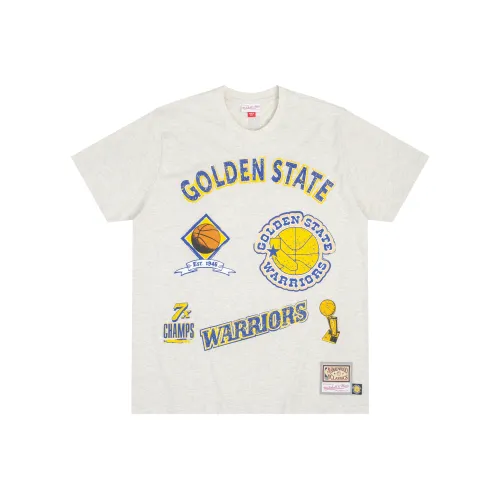 MITCHELL NESS T-Shirt Унисекс Oatmeal