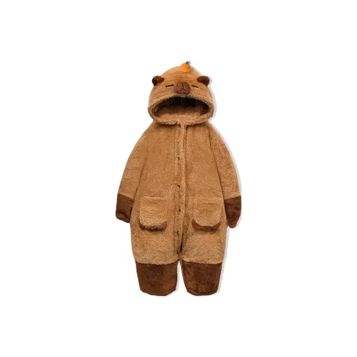 QIAOYUN Сон Халат Женские Коричневый