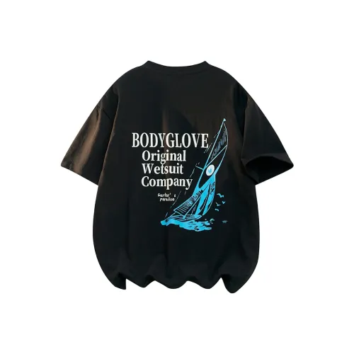 BODY GLOVE Рукав с оборванным плечом T-рубашка Унисекс