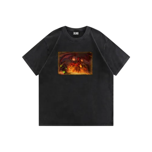 Blizzard Черная Унисекс Футболка