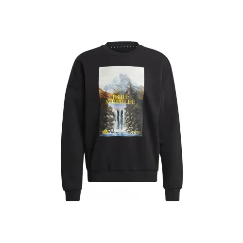 Adidas Мужские черные свитшоты