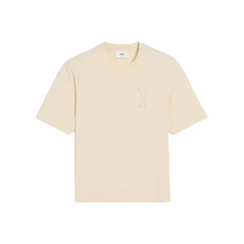 AMIPARIS T-Shirt Унисекс Кремовый Абрикос