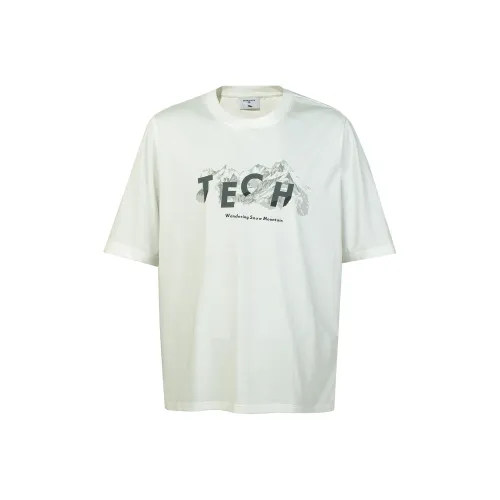 GUUKA TECH Белый Мужской T-Рубашки