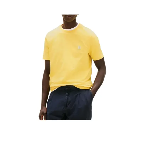 Tommy Hilfiger T-Shirt Мужской Желтый