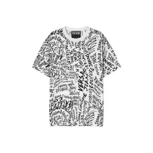 VERSACE T-рубашка мужская черно-белая