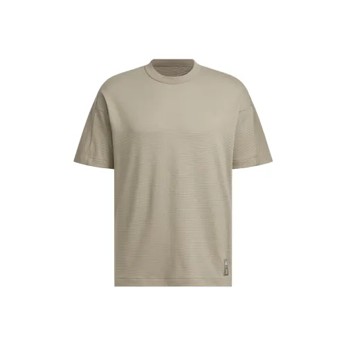 Adidas Wuji Жаккард T Рубашка T Рубашка Мужская Земляной Умбра