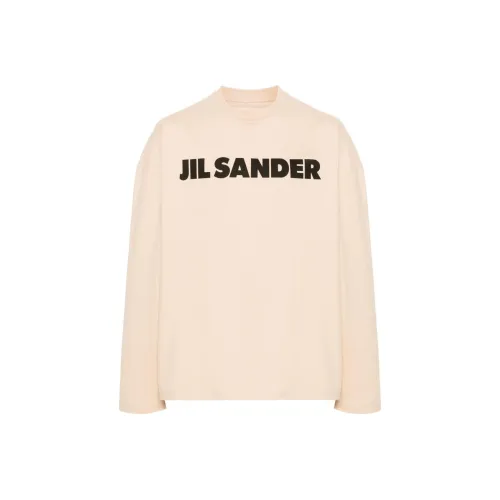JIL SANDER Бежевые Мужские T-рубашки